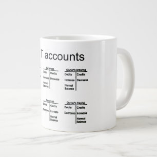 "Die T-Konten"  Jumbo-Tasse