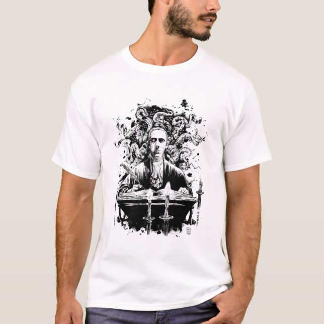 Die T Lovecraft Männer (nur helle Farben) T-Shirt (Vorderseite)