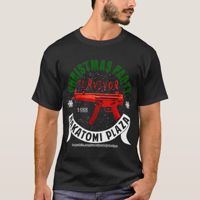 Die T-ShirtNakatomi Plaza Weihnachts-Party Sur T-Shirt (Vorderseite)