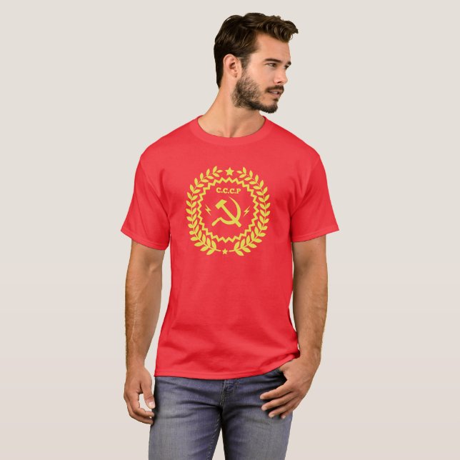 Die T - Shirts der Hammer-u. der Sichel-CCCP (Vorne ganz)