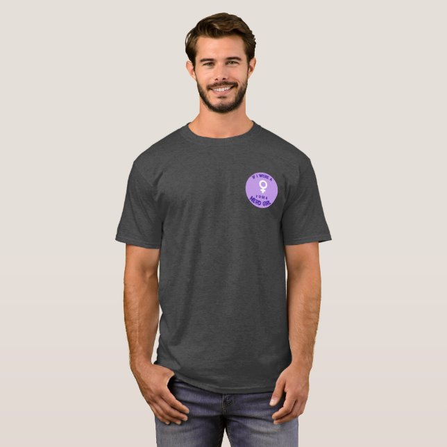 Die t-StützNerd-Mädchenlogo der Männer T-Shirt (Vorne ganz)