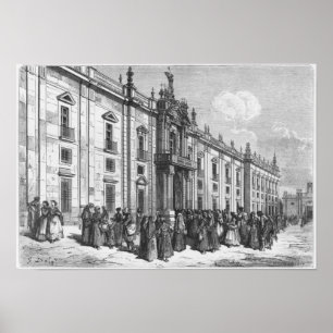 Die Tabakfabrik bei Sevilla Poster