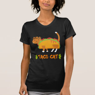 Die Taco-Katze, die rückwärts buchstabiert wird, T-Shirt