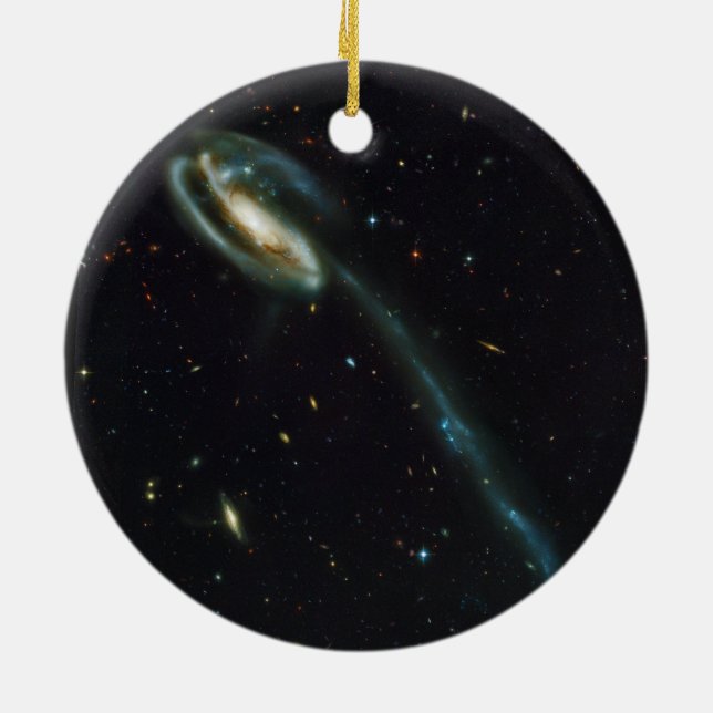 Die tadpole-Galaxie UGC 10214 Keramikornament (Hinten)