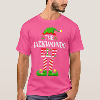 Die Taekwondo Elf Weihnachtsfamilie passt zusammen T-Shirt