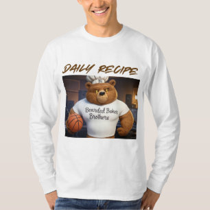 Die Tagesrezepte mit langer Hülle T-Shirt