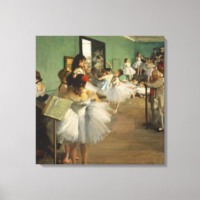 Die Tance-Klasse | Edgar Degas Leinwanddruck (Vorderseite)