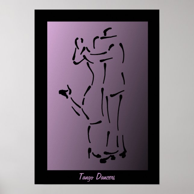 Die Tango-Tänzer Poster (Vorne)