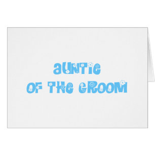 Die Tante des Bräutigams