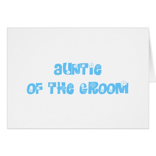 Die Tante des Bräutigams (Vorderseite (Horizontal))