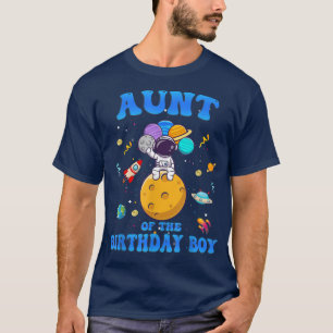 Die Tante des Geburtstagsjungen Raumfahrtamateurs T-Shirt