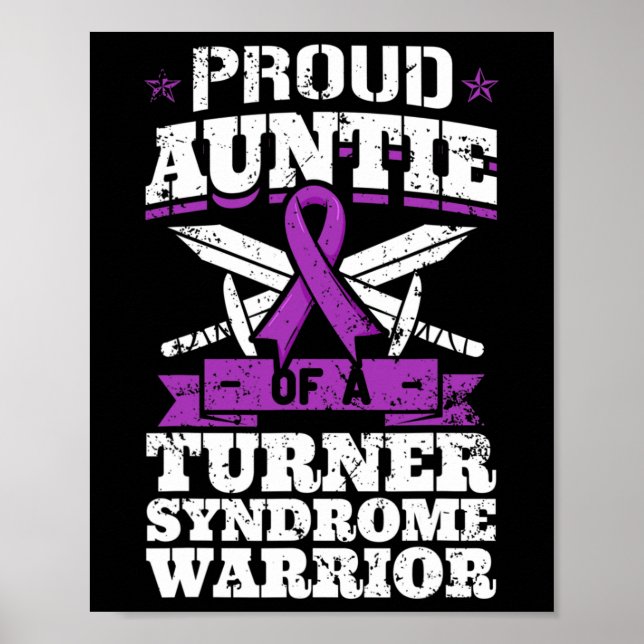 Die Tante eines Turner-Syndroms Krieger Poster (Vorne)