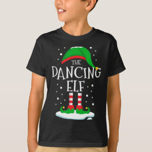 Die tanzende Elf Weihnachtsfamilie, die Weihnachte T-Shirt