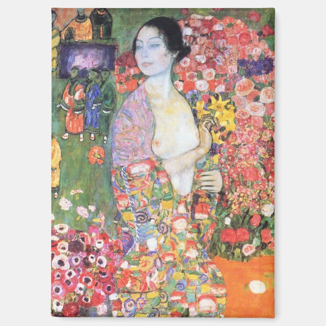 Die Tänzerin, Gustav Klimt Magnet (Vorderseite)