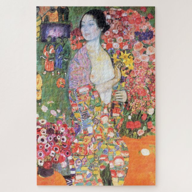 Die Tänzerin, Gustav Klimt Puzzle (Vertikal)