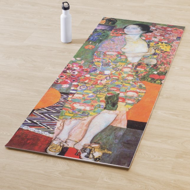 Die Tänzerin, Gustav Klimt Yogamatte (Beispiel)