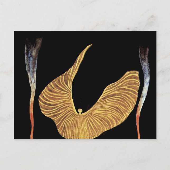 Die Tänzerin Loie Fuller von Moser Koloman (Best Q Postkarte (Vorderseite)