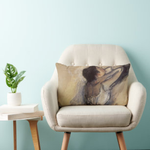 Die Tänzerin von Edgar Degas, Vintage Ballerina Ku Lendenkissen