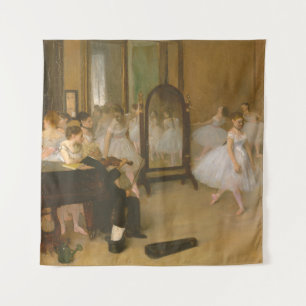 Die Tanzklasse (1870) Edgar Degas Wandteppich