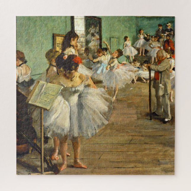 Die Tanzklasse Edgar Degas 1874 Puzzle (Vertikal)
