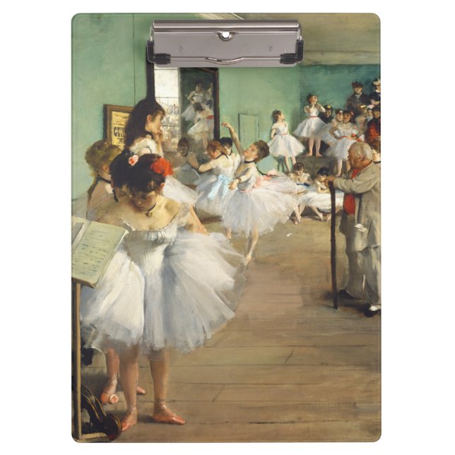 Die Tanzklasse Edgar Degas Klemmbrett (Vorderseite)