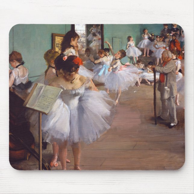 Die Tanzklasse, Edgar Degas Mousepad (Vorne)