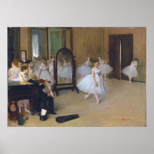 Die Tanzklasse - Edgar Degas Poster