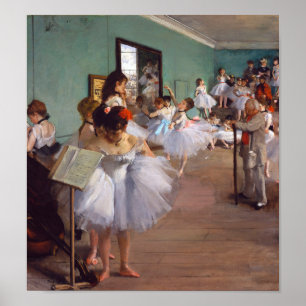 Die Tanzklasse, Edgar Degas Poster