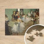 Die Tanzklasse | Edgar Degas Puzzle<br><div class="desc">Die Tanzklasse (1874) des französischen Künstlers Edgar Degas. Die originelle Kunstmalerei ist ein Öl auf der Leinwand,  das ein Set der Tanzklasse in einem Probe-Raum in der alten Pariser Opéra darstellt. 

Verwenden Sie die Entwurfstools,  um einen benutzerdefinierten Text hinzuzufügen oder das Bild zu personalisieren.</div>
