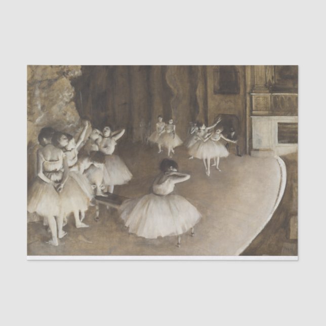 Die Tanzklasse Seidenpapier (Vorderseite)