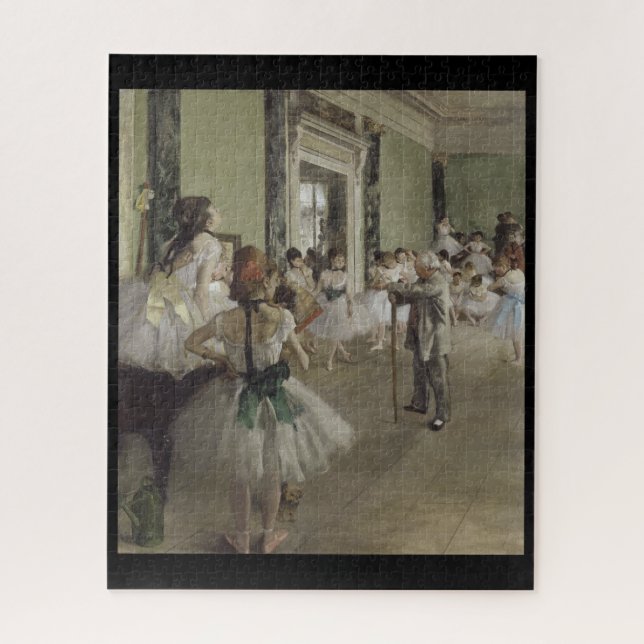 "Die Tanzklasse" von Edgar Degas Puzzle (Vertikal)