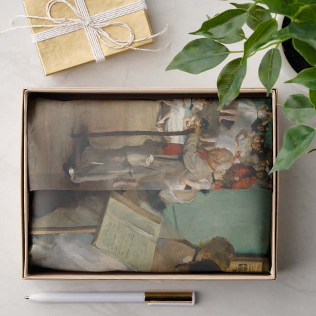 Die Tanzklasse von Edgar Degas Seidenpapier (Geschenk)