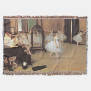 Die Tanzklasse von Edgar Degas, Vintage Ballet Decke