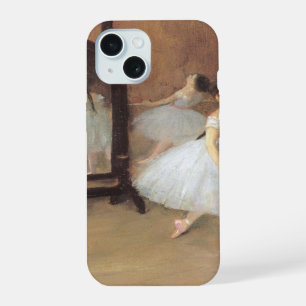 Die Tanzklasse von Edgar Degas, Vintage Ballett iPhone 15 Hülle
