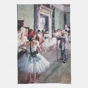 Die Tanzklasse von Edgar Degas, Vintage Ballett-Ku Geschirrtuch