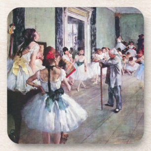 Die Tanzklasse von Edgar Degas, Vintage Ballett-Ku Getränkeuntersetzer