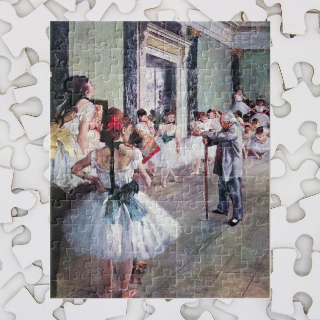 Die Tanzklasse von Edgar Degas, Vintage Ballettkun Puzzle (Von Creator hochgeladen)