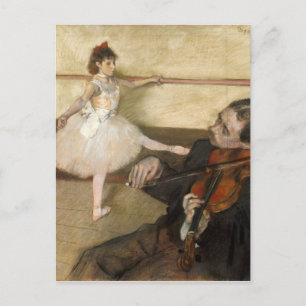 Die Tanzstunde - Edgar Degas Postkarte