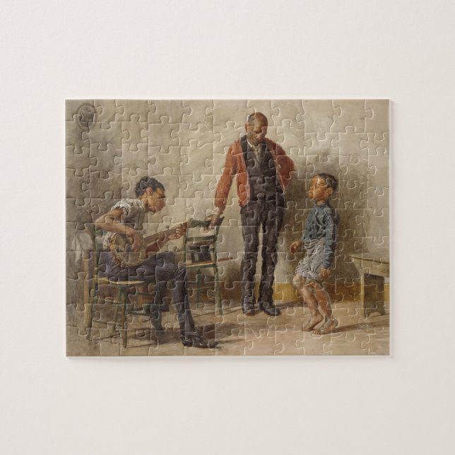 Die Tanzstunde von Thomas Eakins Puzzle (Horizontal)