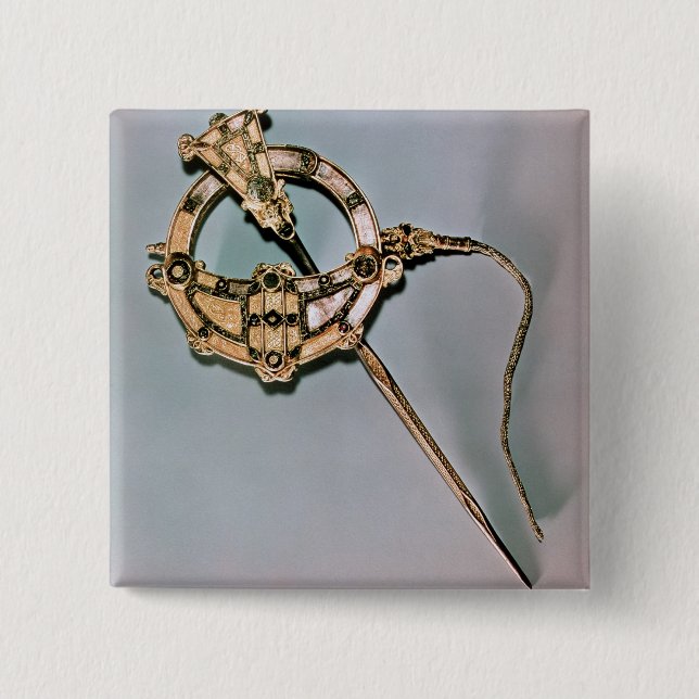 Die Tara-Brosche, von Bettystown, Landkreis Meath Button (Vorderseite)