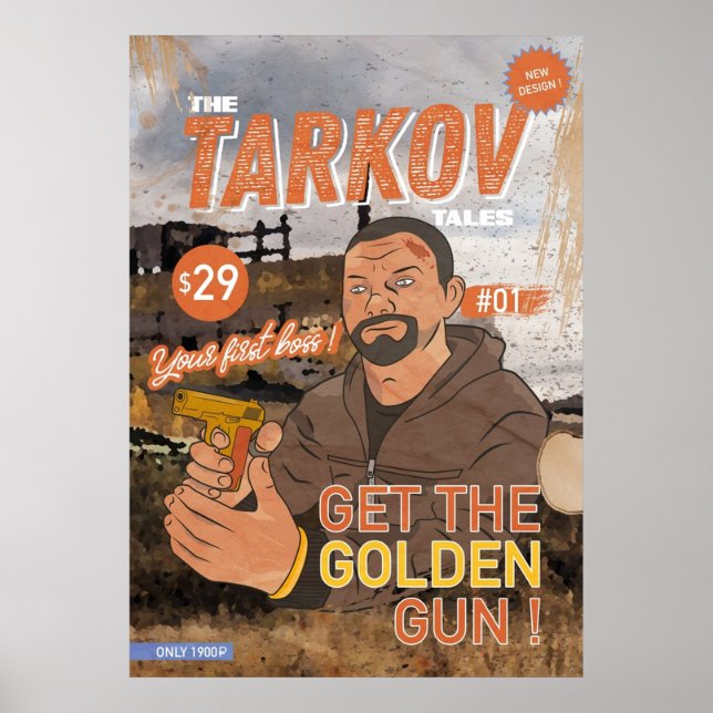 Die Tarkov Tales 01 Escape von Tarkov Reshala Poster (Vorne)