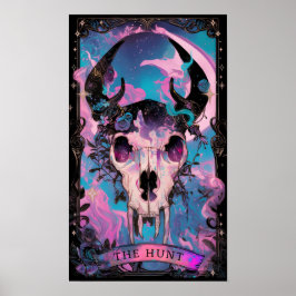 Die Tarot-Karte der Jagd Poster