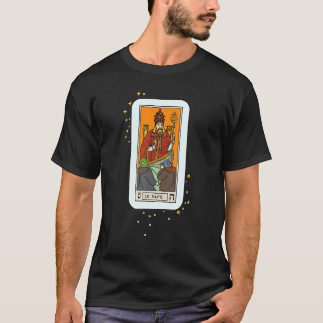 Die Tarot-Karte des Papstes überzeugt von der Zaub T-Shirt (Vorderseite)