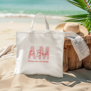 Die Tasche der Braut   Zukunft Frau Name Monogram