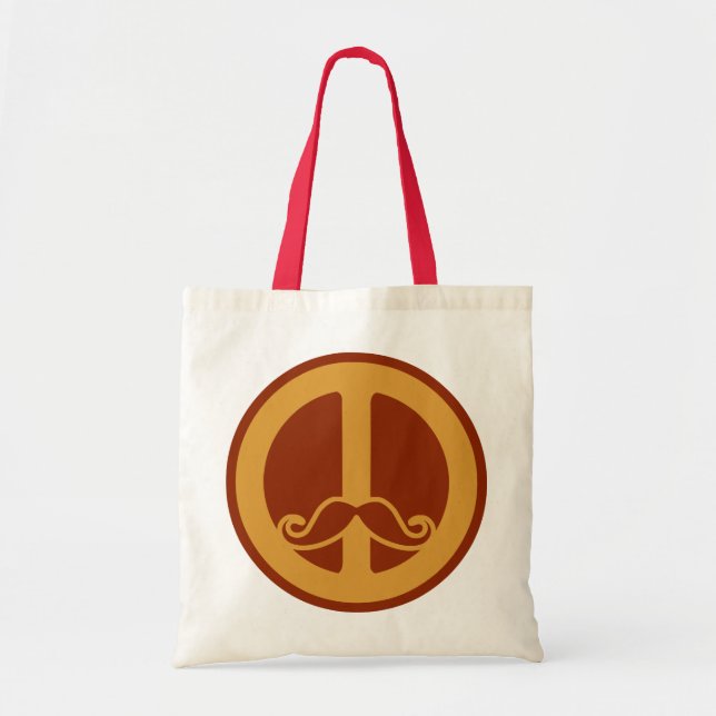 Die Tasche des Peace Stache - Stil wählen (Vorne)