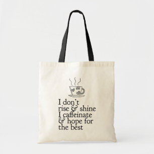 Die Tasche für den Aufstieg und den Shine-Kaffee