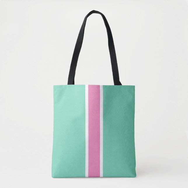 Die Tasche mit Strip Tote trägt alle chic bunt (Vorderseite)