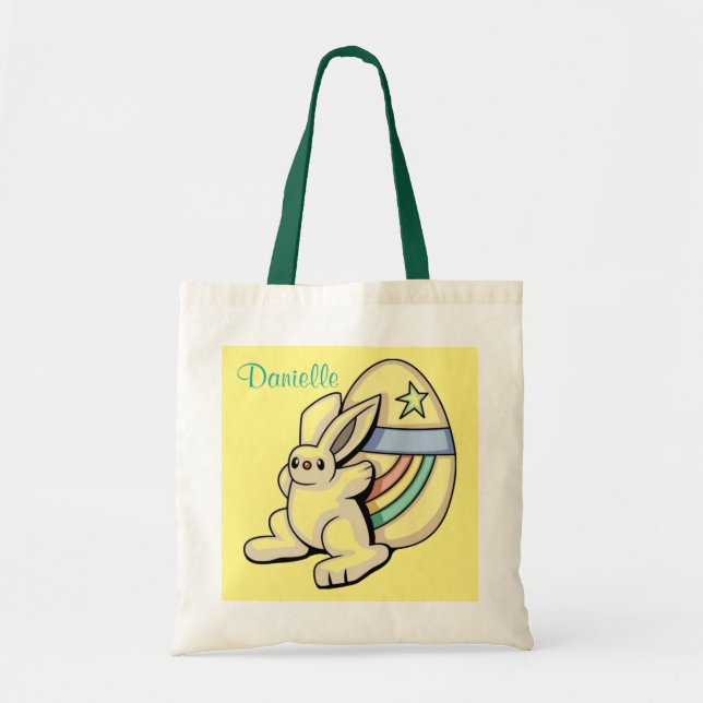 Die Tasche "The Bunny & the Ei Yellow" (Vorne)