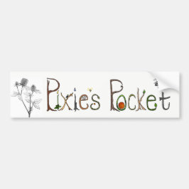 Die Taschen-Logo des Elfs Autoaufkleber