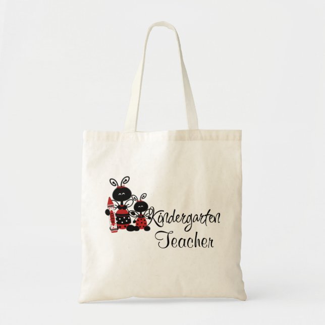 Die Taschen-Tasche der Marienkäfer-Kindergärtnerin Tragetasche (Vorne)